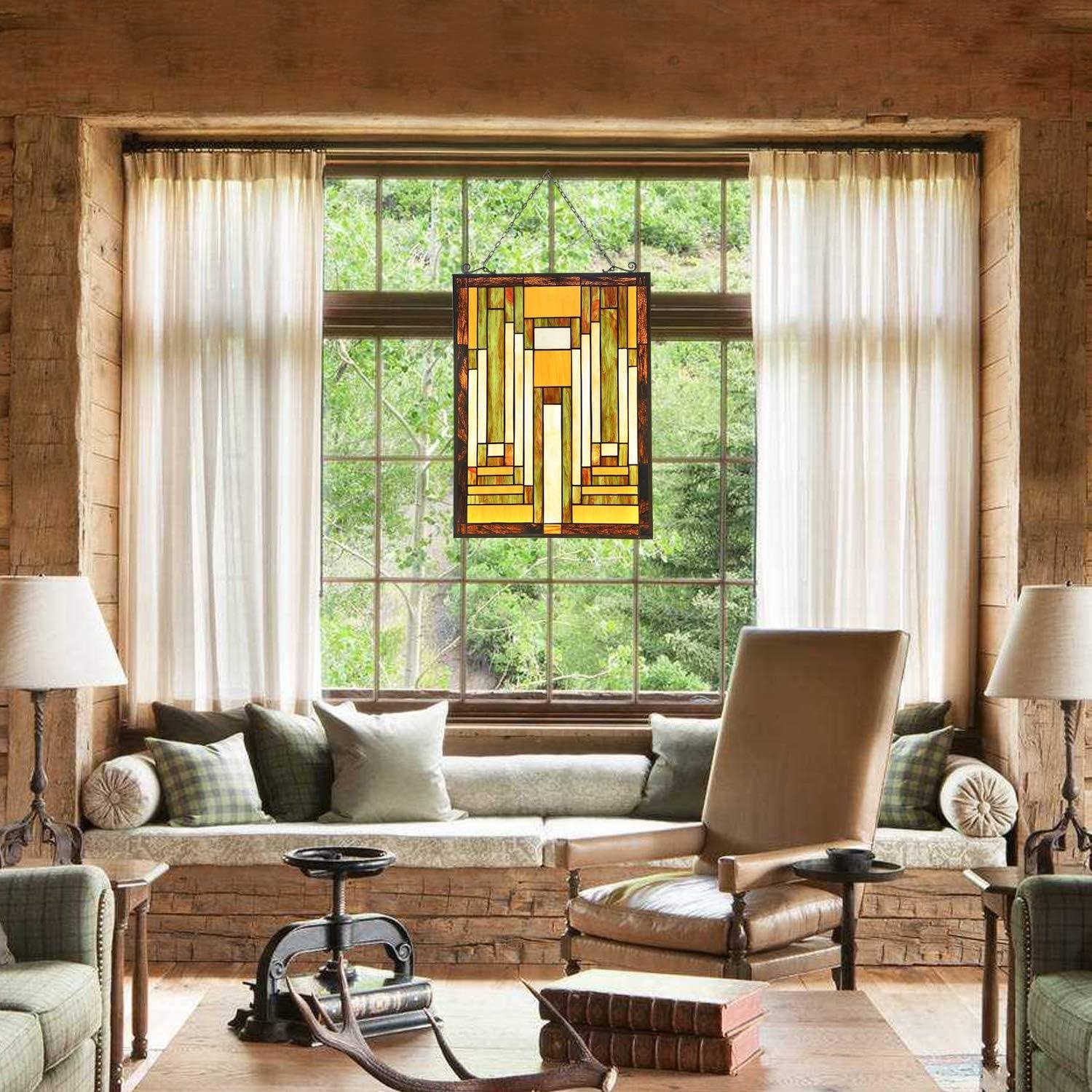 Brighten Our Home with Capulina Tiffany-Style Stained Glass Panels