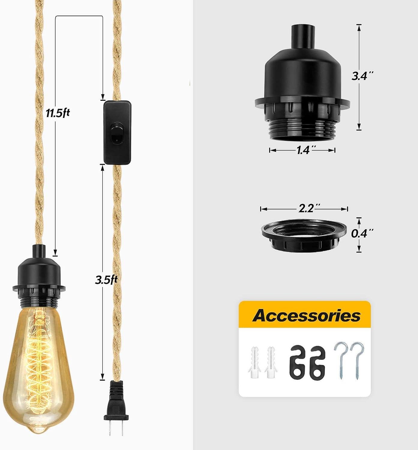 Our Farmhouse Pendant Light Cord: Simple DIY Elegance

ChatGPT: 

Our Farmhouse Hemp Rope Pendant Light: Easy DIY Charm