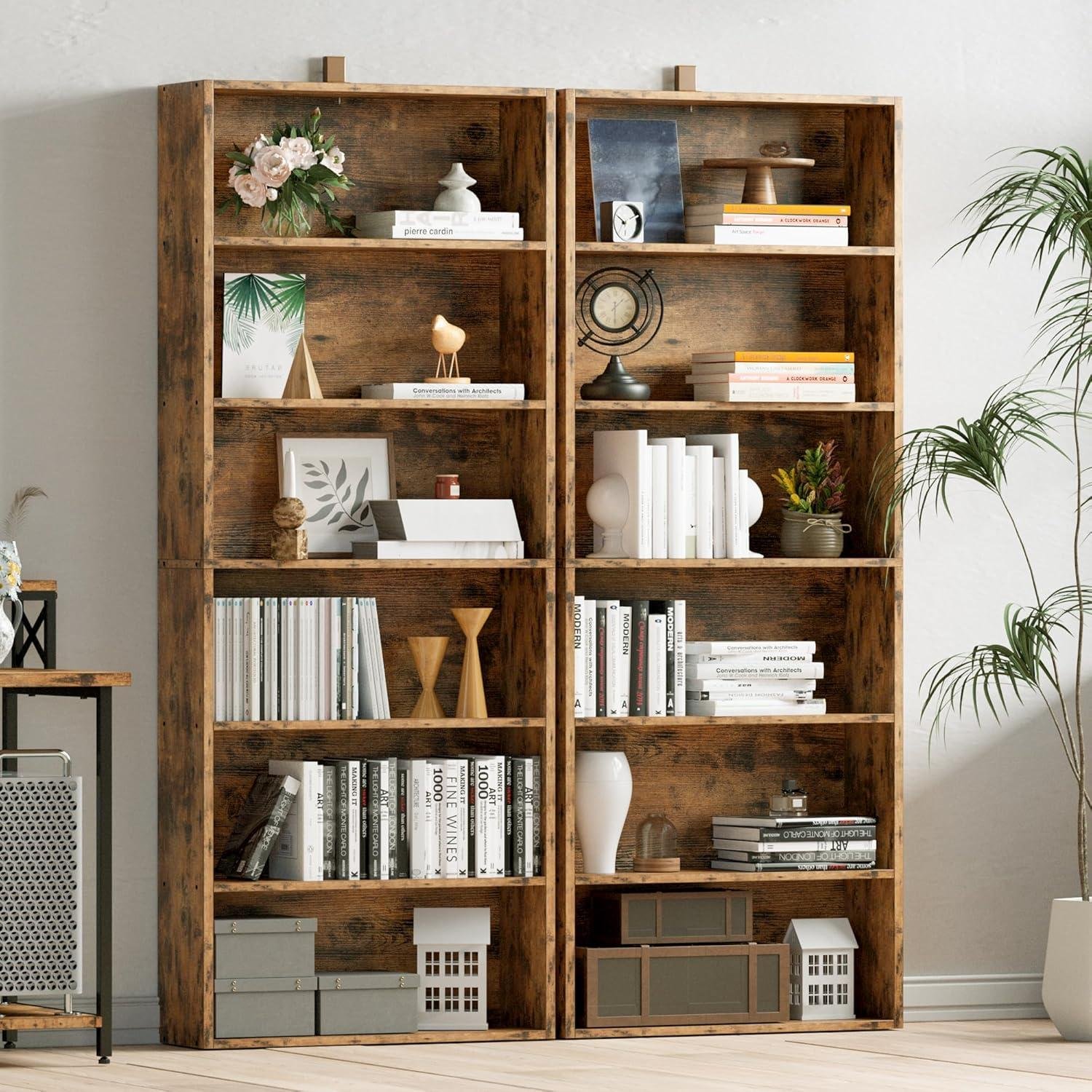 Our Review of IRONCK 6-Tier Bookshelves: Stylish, Sturdy, Spacious