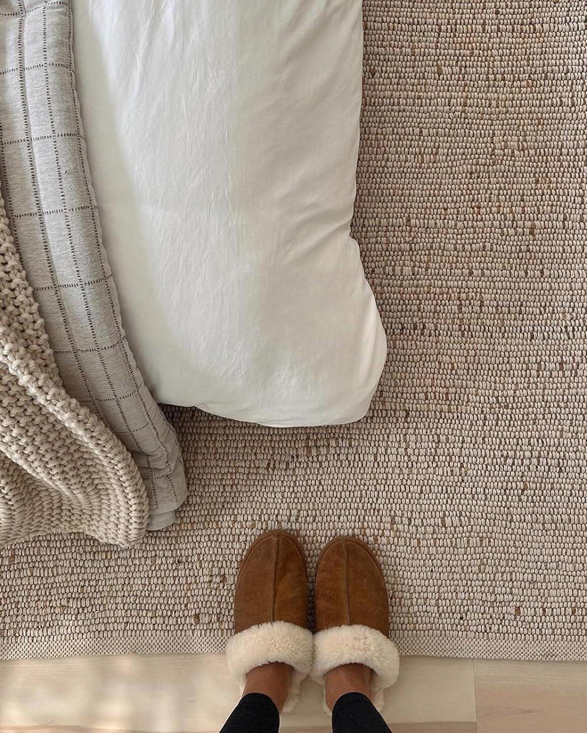 Our Review: S & L Homes Handwoven Jute Cotton Rug for Cozy Living Rooms