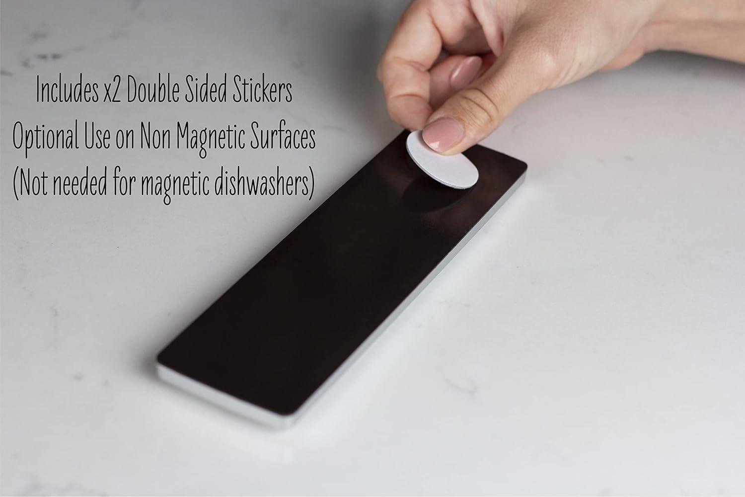We Tested This Rustic Dishwasher Magnet for Kitchen Peace