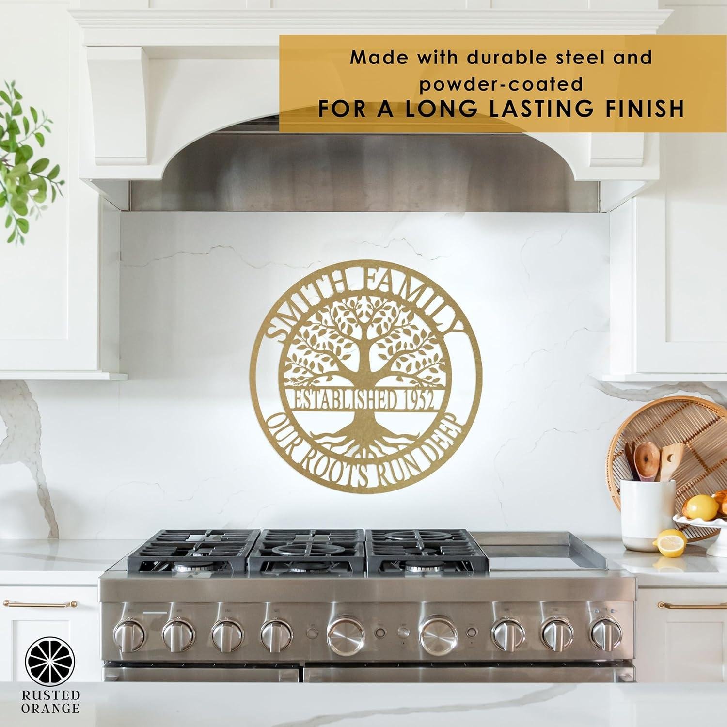 Our Review of the Personalized Family Tree Name Sign: Durable & Stylish