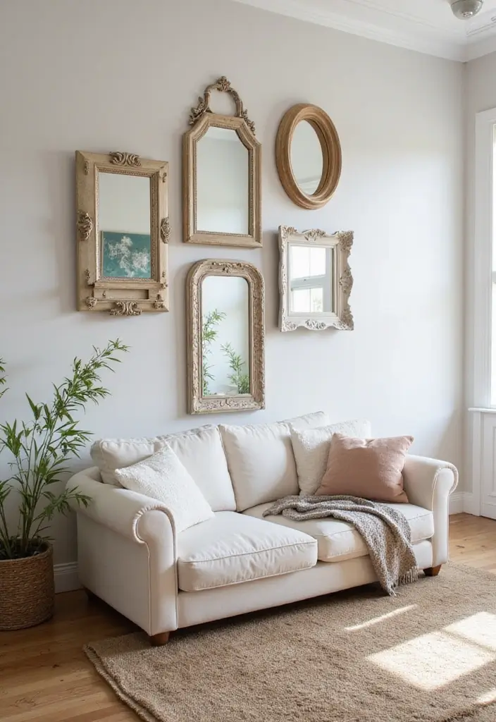 Step By Step Guide: How to Achieve a Stunning Living Room Makeover on a Budget - 9. Use Mirrors Strategically
