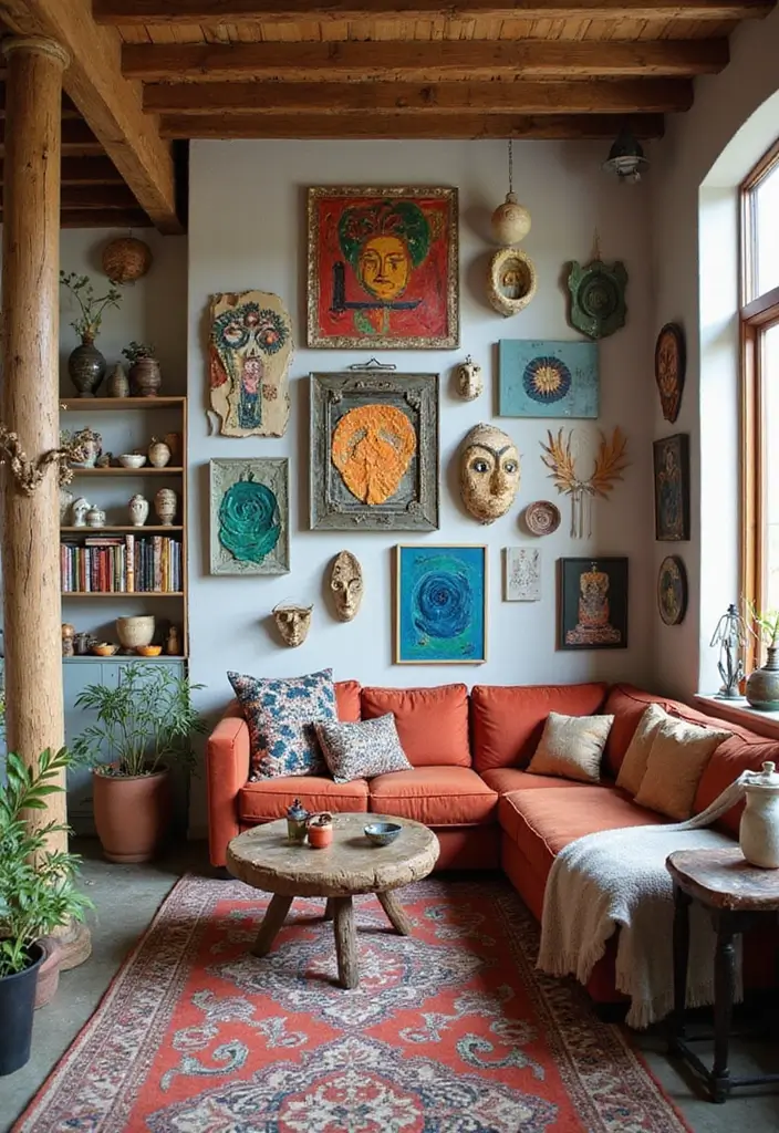 10 Eclectic Furniture Arrangements That Will Transform Your Living Space (You Won't Believe #6!) - 8. Artistic Touches Everywhere