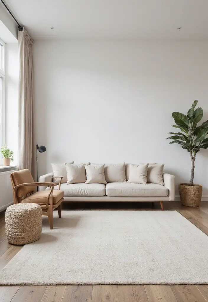 10 Stunning 9x12 Rugs That Will Transform Your Living Room Into a Cozy Haven! - 2. Minimalist Delight