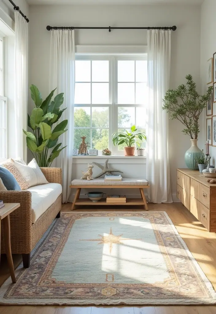 10 Stunning 9x12 Rugs That Will Transform Your Living Room Into a Cozy Haven! - 6. Coastal Vibes