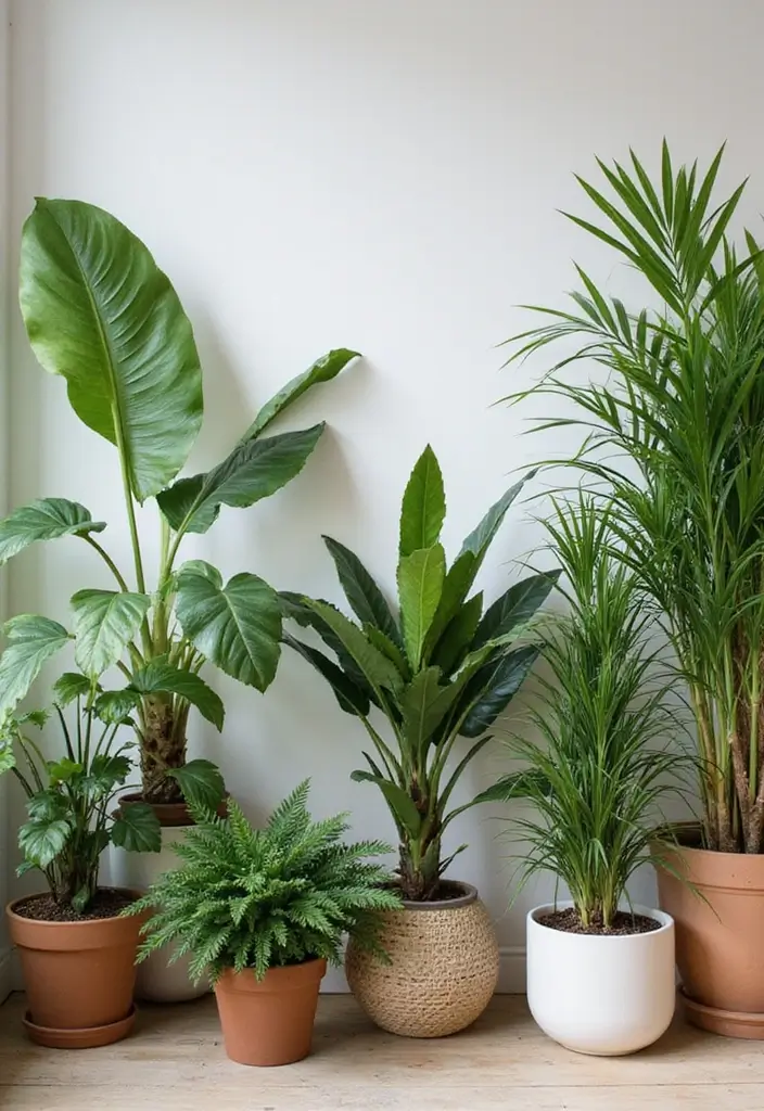 12 Indoor Plant Styling Tricks That'll Transform Your Space into a Lush Oasis! - 1. Layering Heights for Drama