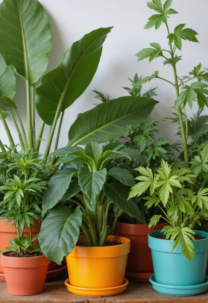 12 Indoor Plant Styling Tricks That'll Transform Your Space into a Lush Oasis! - 7. Play with Colors