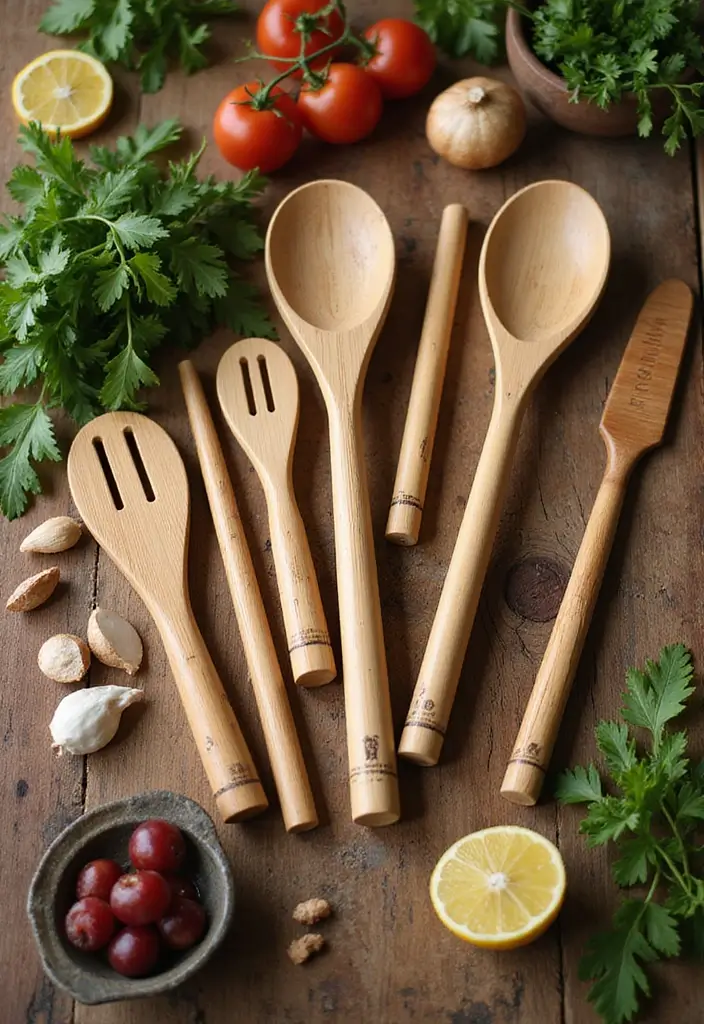 15 Eco-Friendly Home Accessories You Need for a Greener Lifestyle (You'll Love #7!) - 2. Bamboo Utensil Set