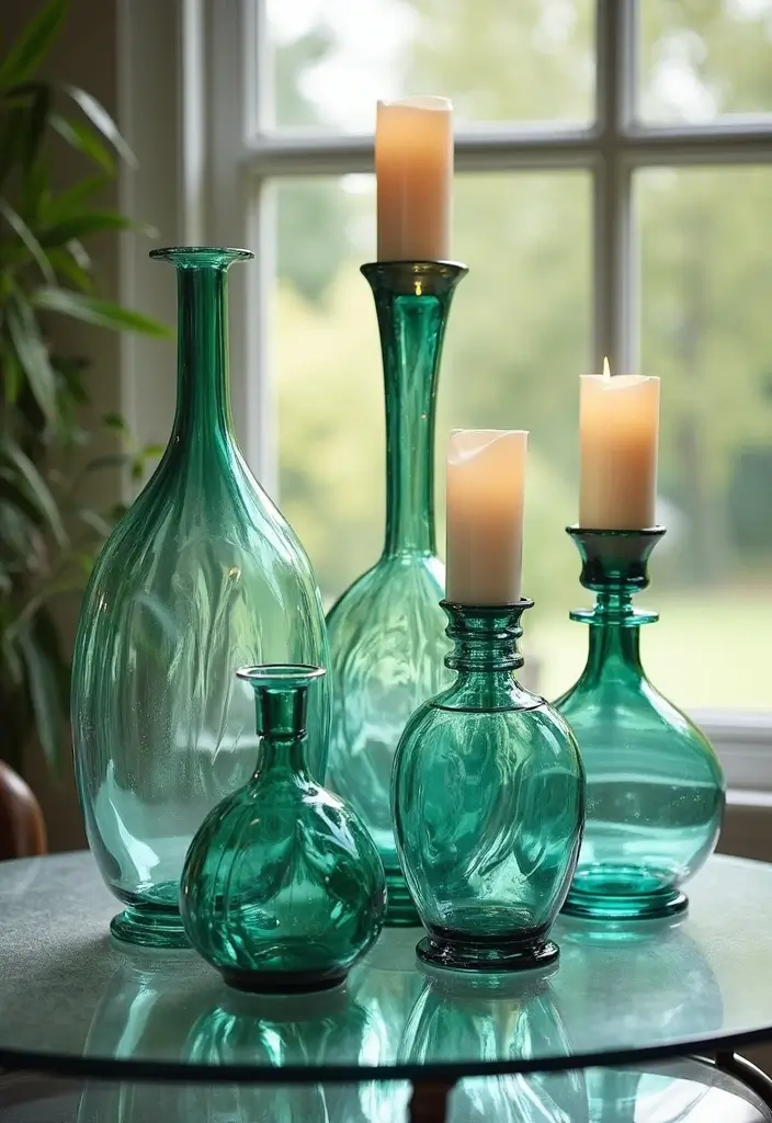 15 Eco-Friendly Home Accessories You Need for a Greener Lifestyle (You'll Love #7!) - 7. Recycled Glass Decor
