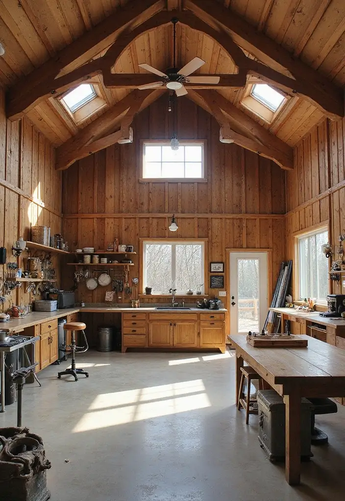 15 Jaw-Dropping Barndominium Floor Plans That Maximize Space like Never Before! - 6. The Workshop-Ready Barndominium