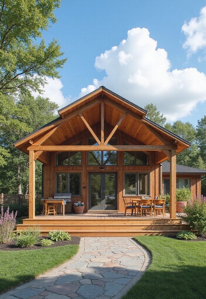 15 Jaw-Dropping Barndominium Floor Plans That Maximize Space like Never Before! - 9. Outdoor Living Spaces that Impress