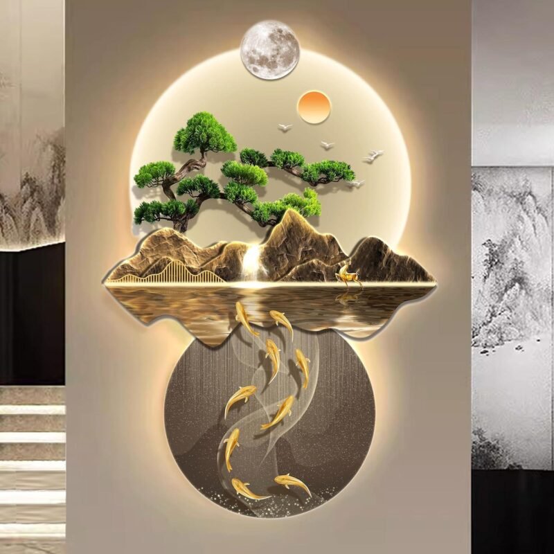 Our Review of 3D LED Wall Art: Elegant Chinese Sculptures for Home