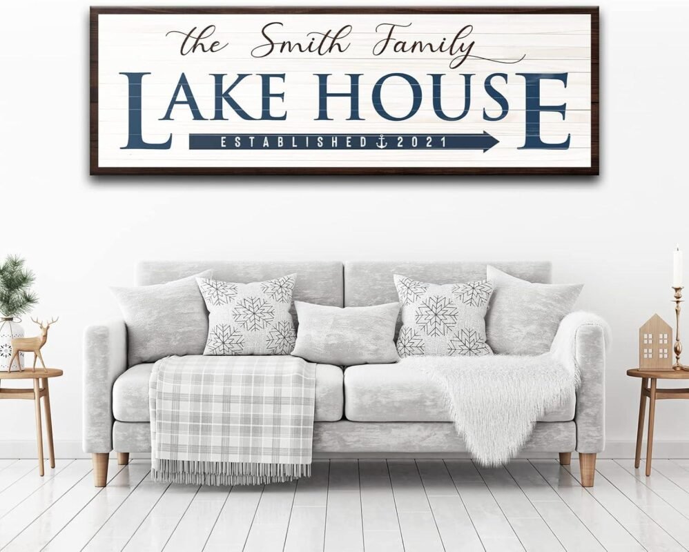Why We Love Our Tailored Canvases Custom Lake House Sign