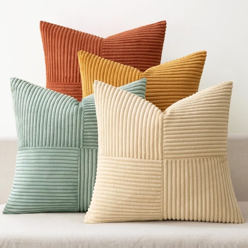 Cozy Fall Vibes: Our Review of MIULEE Corduroy Pillows