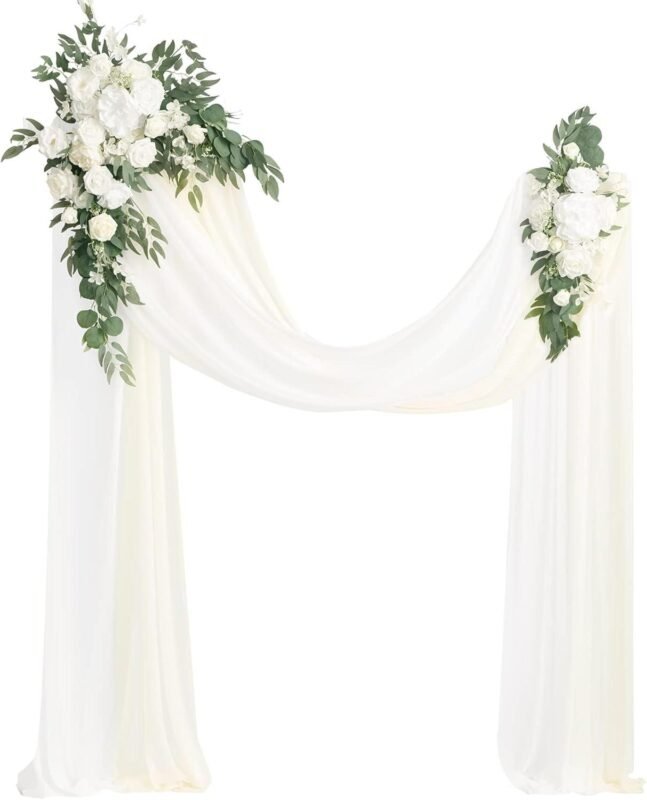 Our Review of Ling’s Moment Wedding Arch Flowers Kit: Easy, Elegant, Durable
