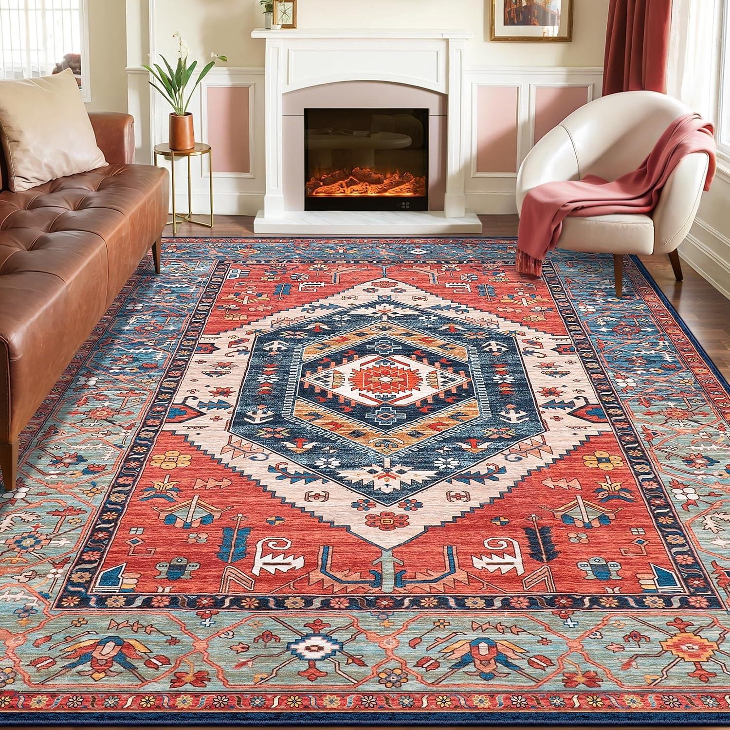 Our Honest Review: SERISSA 8×10 Boho Rug for Cozy Living Spaces