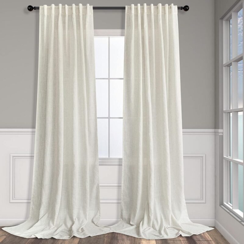 We Love These Rustic Linen Curtains That Transform Rooms