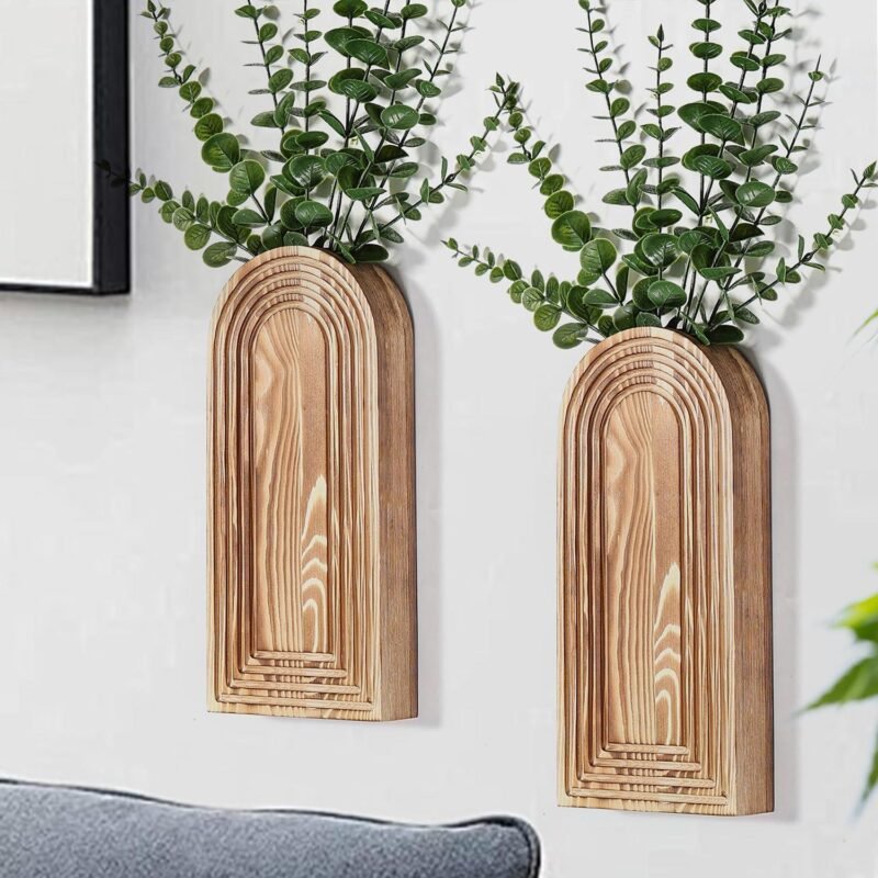 We Review: Stylish Wooden Wall Vases for Modern Farmhouse Charm