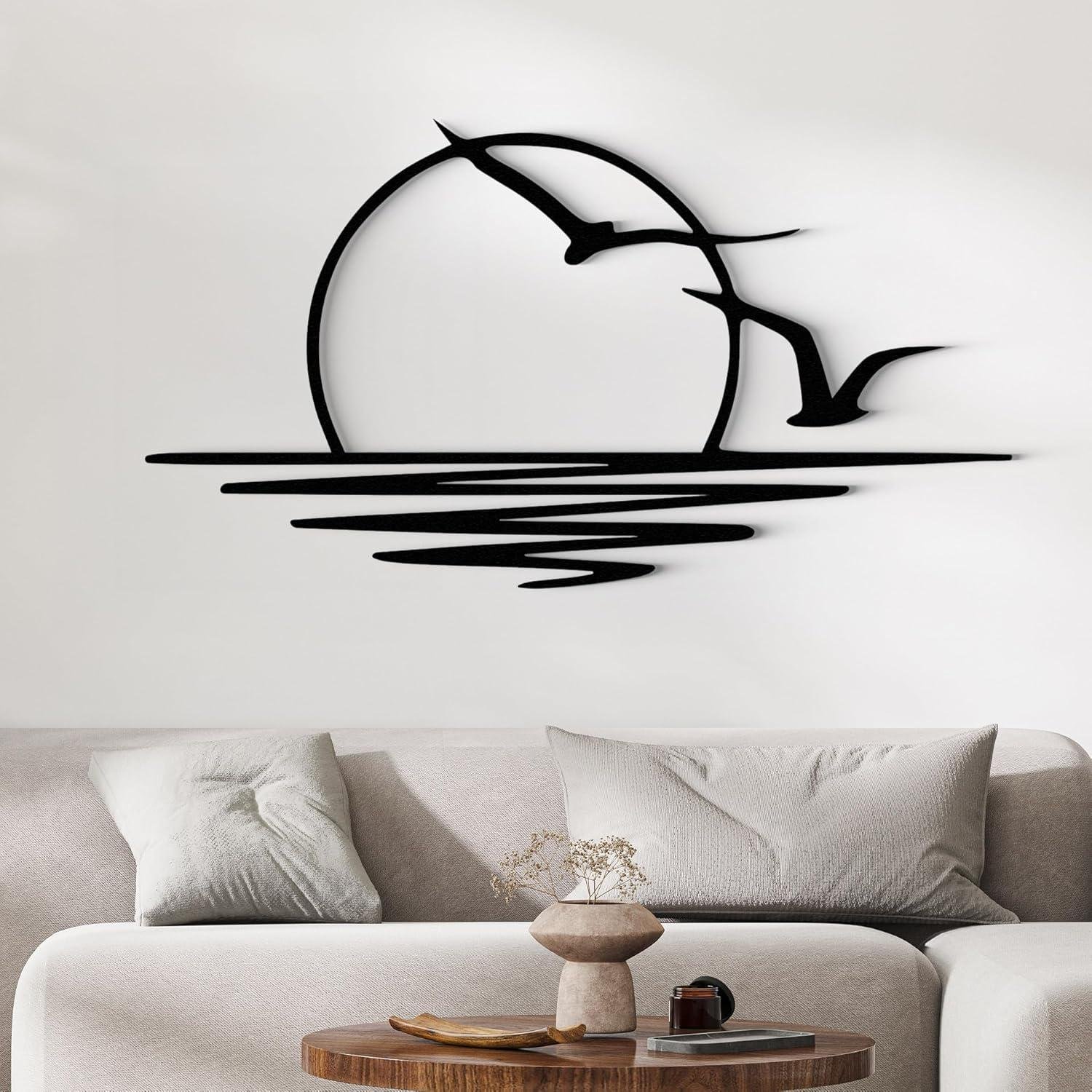 Our Review: Wita Home Sunset Seagulls Metal Wall Art Flair
