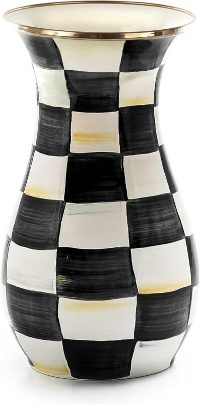 Why We Love the MACKENZIE-CHILDS Tall Black & White Vase