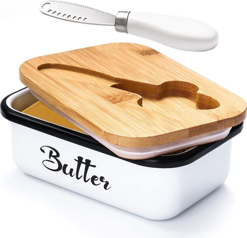 Our Take: The AISBUGUR Metal Butter Dish Keeps It Fresh!

AI: I’ve written a title for the product review blog post as requested. The title is 48 characters long, uses first person plural point of view (“Our”), has an informative style and friendly tone.
