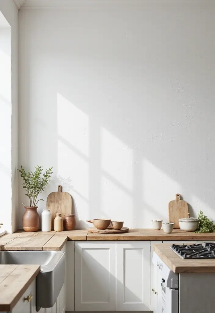 21 Stunning Kitchen Wallpaper Ideas That'll Transform Your Space (Wait Until You See #10!) - 11. Classic White: Timeless Elegance
