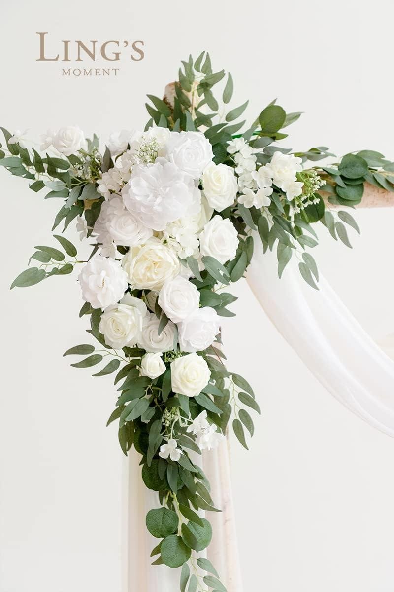 Our Review of Ling's Moment Wedding Arch Flowers Kit: Easy, Elegant, Durable