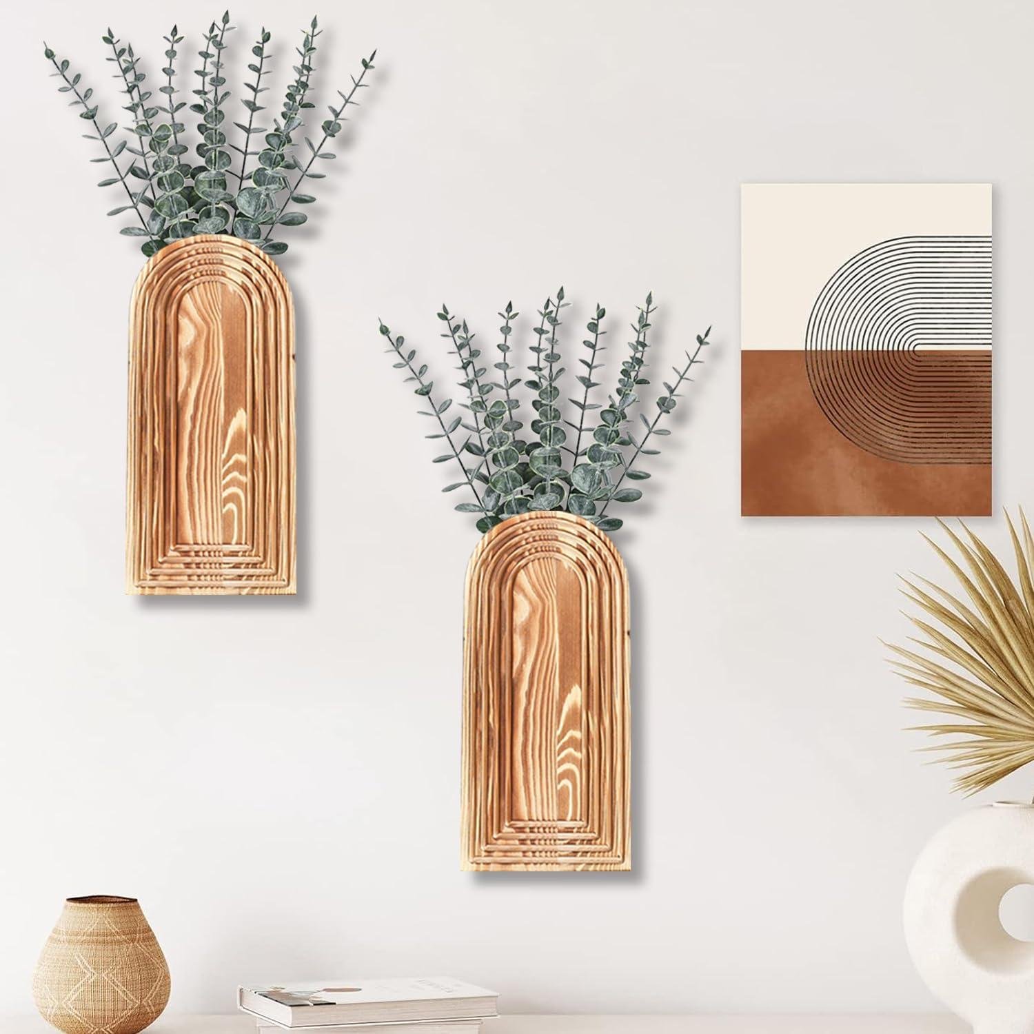 We Review: Stylish Wooden Wall Vases for Modern Farmhouse Charm