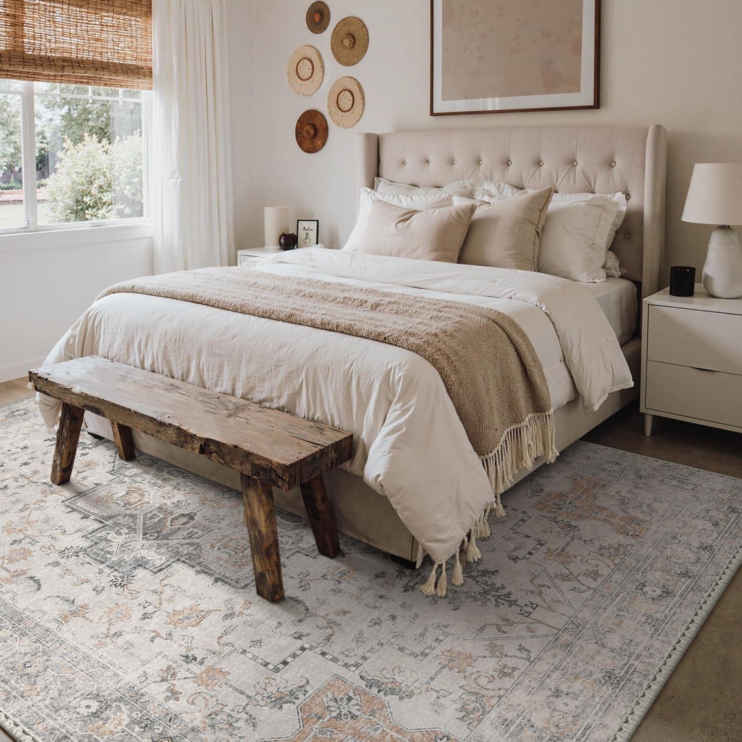 Our Review: GENIMO 8x10 Vintage Rug - Stylish, Soft & Practical