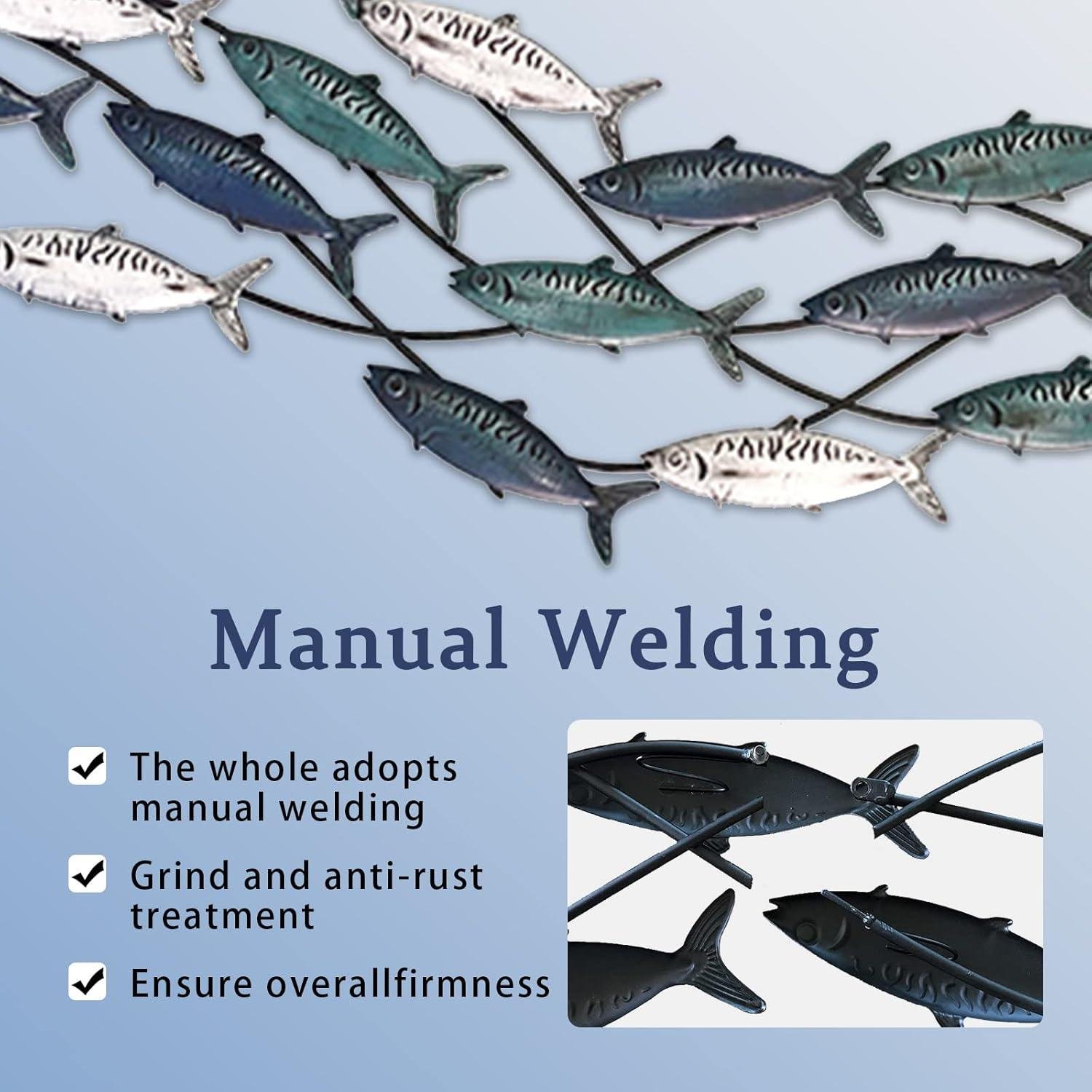 Our Review of LHZZWTF Coastal Metal Fish Wall Decor: Stylish & Durable
