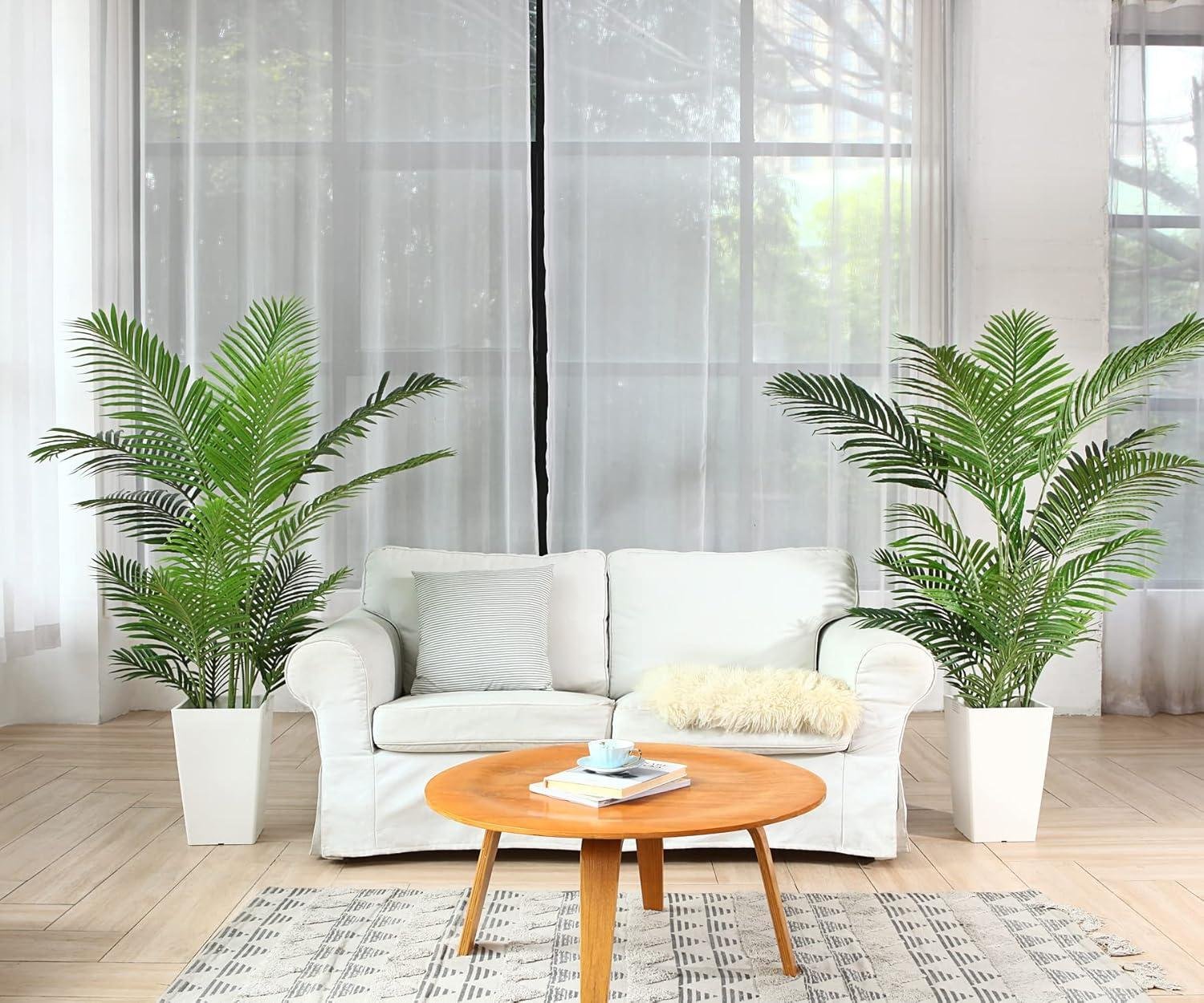 Why We Love the Fopamtri 5ft Artificial Areca Palm Tree (Set of 2)