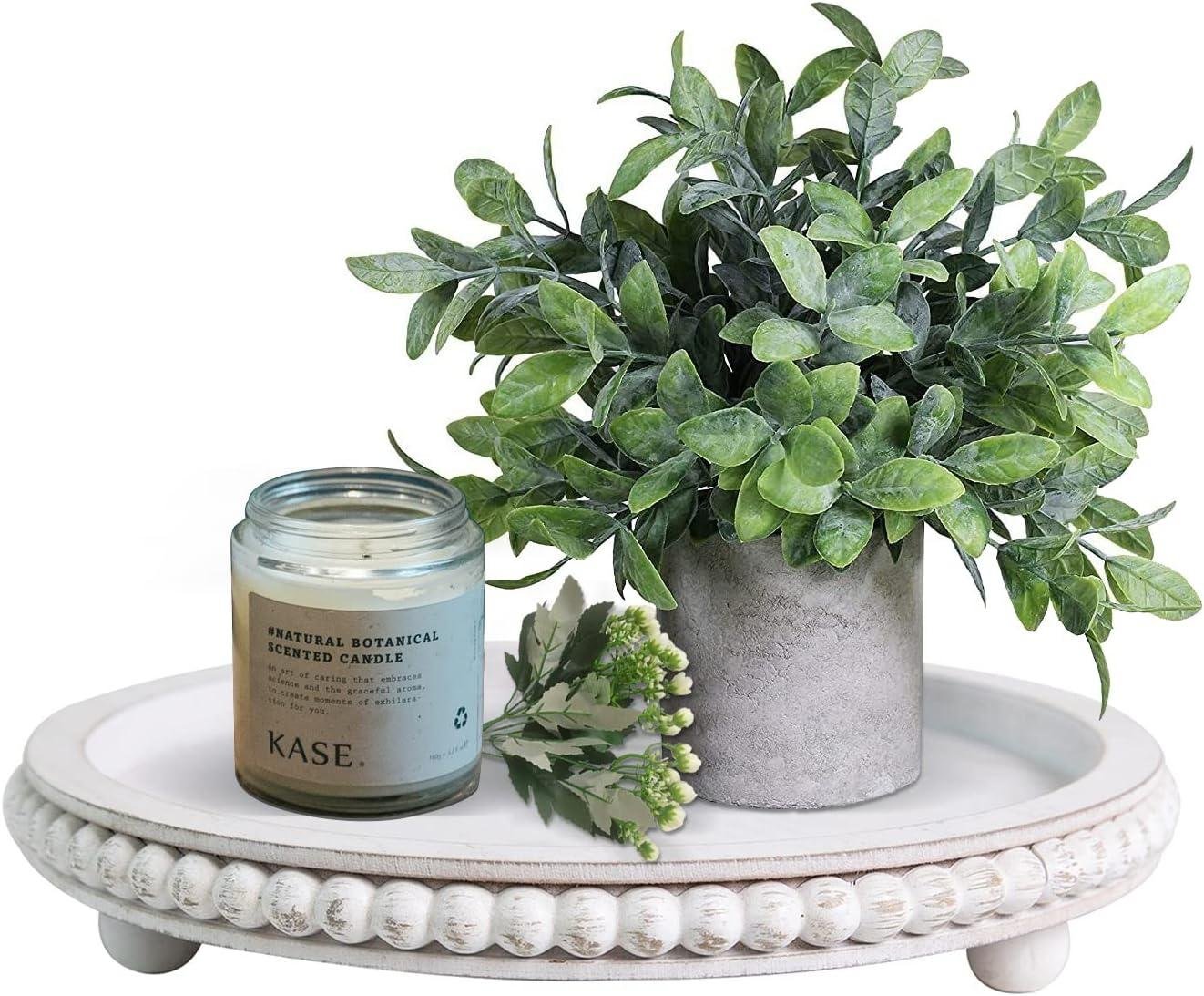 Our Review: Rustic Elegance in HPC's 12in Beaded Tray
