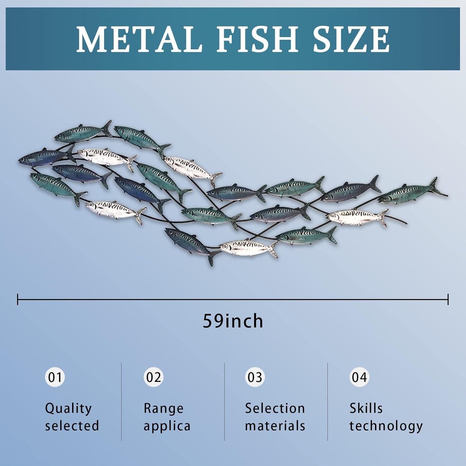 Our Review of LHZZWTF Coastal Metal Fish Wall Decor: Stylish & Durable