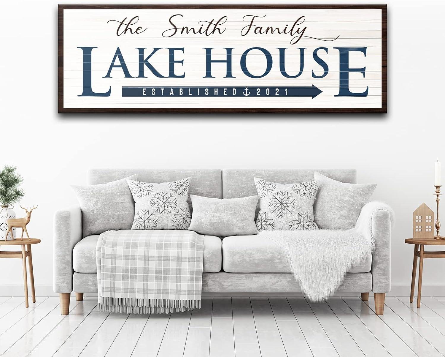 Why We Love Our Tailored Canvases Custom Lake House Sign