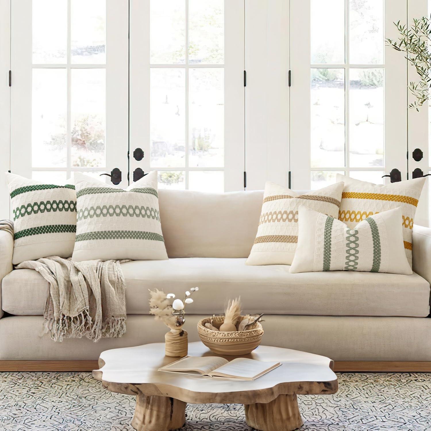 We Elevate Home Decor with MIULEE Sage Green Pillows