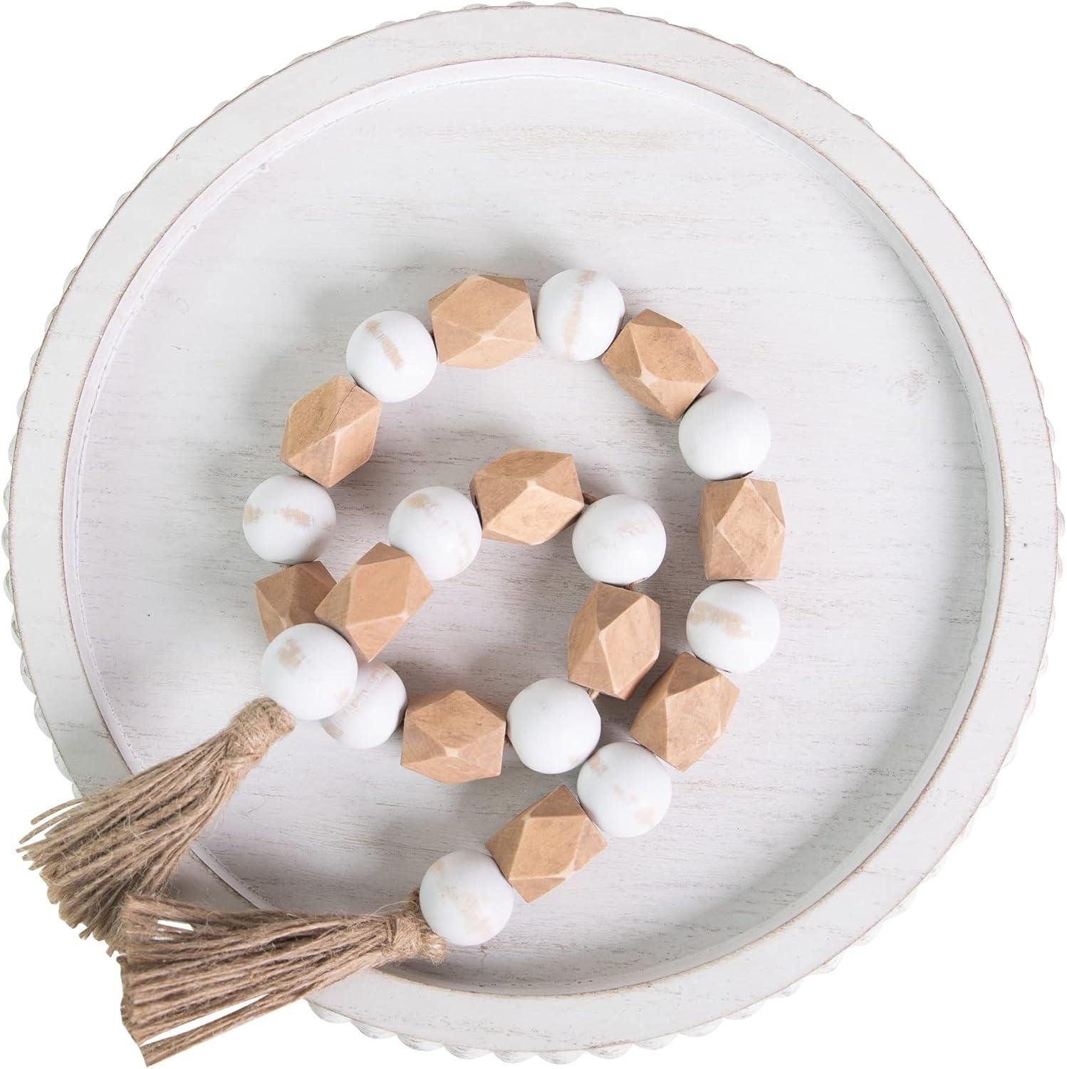 Our Review: Rustic Elegance in HPC's 12in Beaded Tray