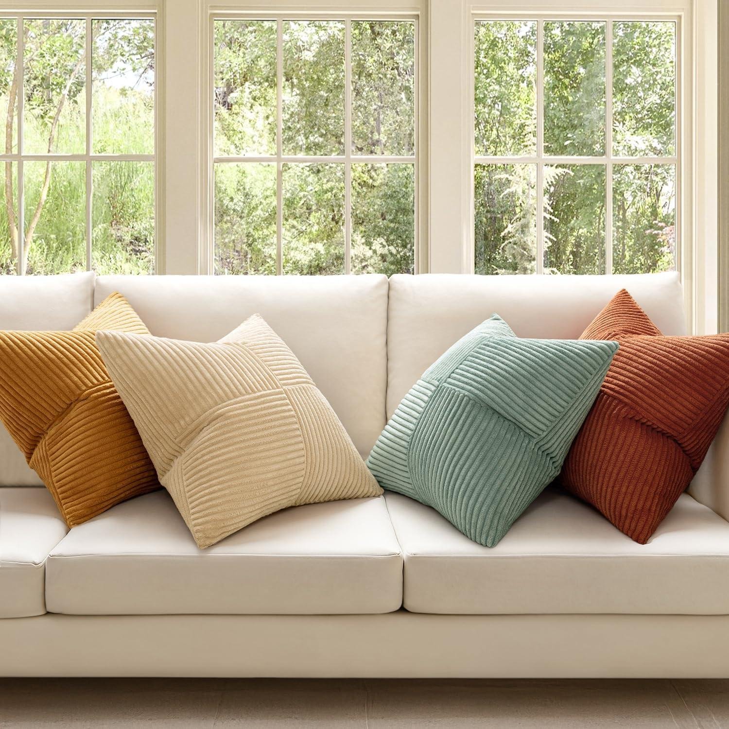 Cozy Fall Vibes: Our Review of MIULEE Corduroy Pillows