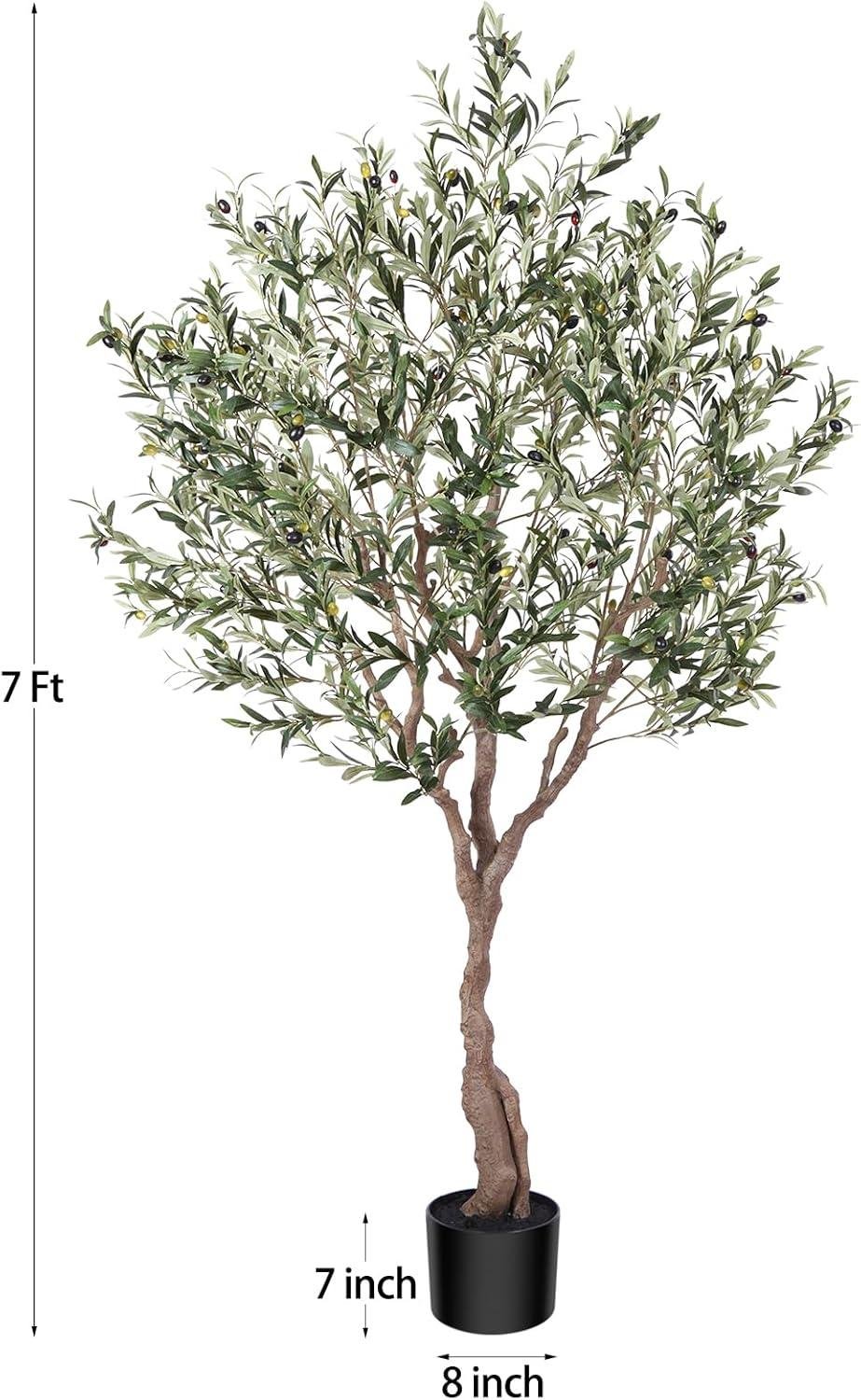 Why We Love Our LOMANTO 7Ft Artificial Olive Tree: Realistic & Easy