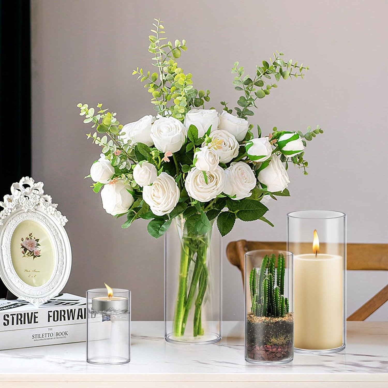 Our Honest Review: 48-Pack Glass Cylinder Vases for Weddings & Decor