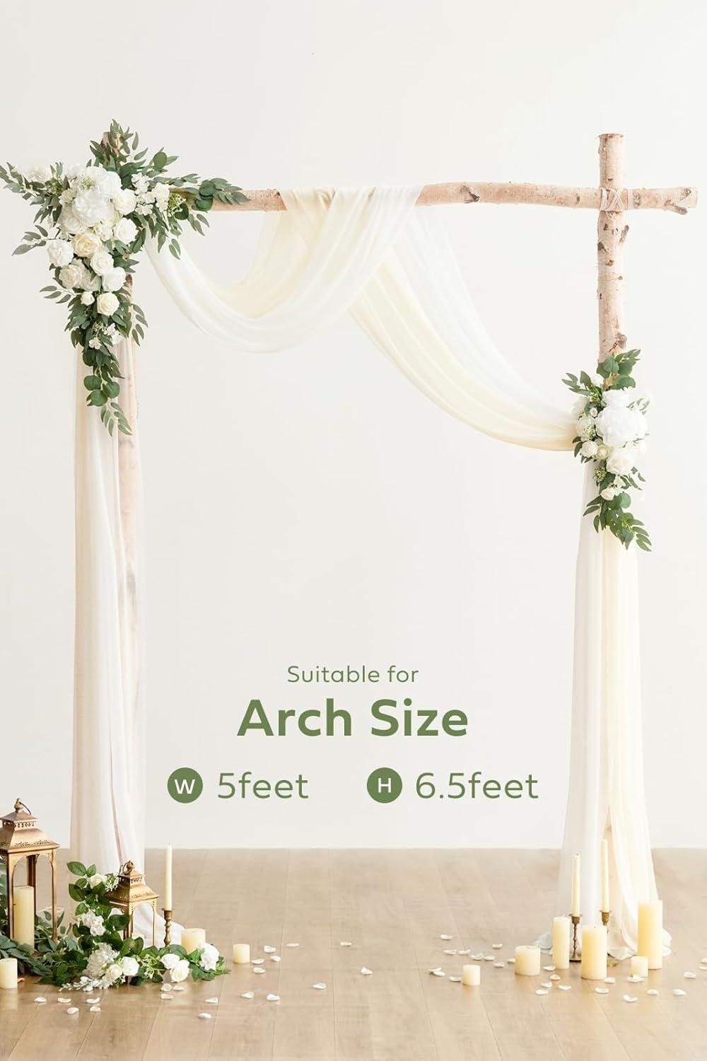 Our Review of Ling's Moment Wedding Arch Flowers Kit: Easy, Elegant, Durable