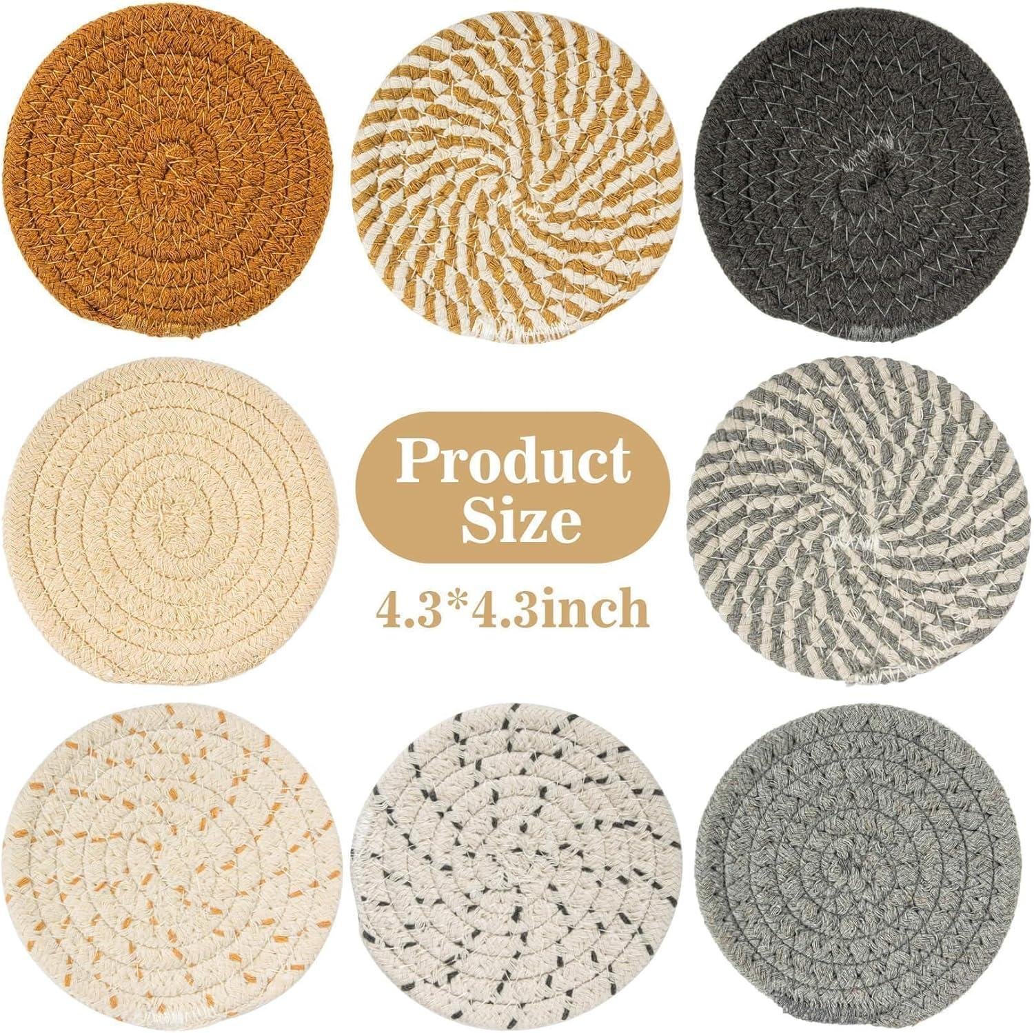 We Tried Colorful Woven Coasters That Save Furniture