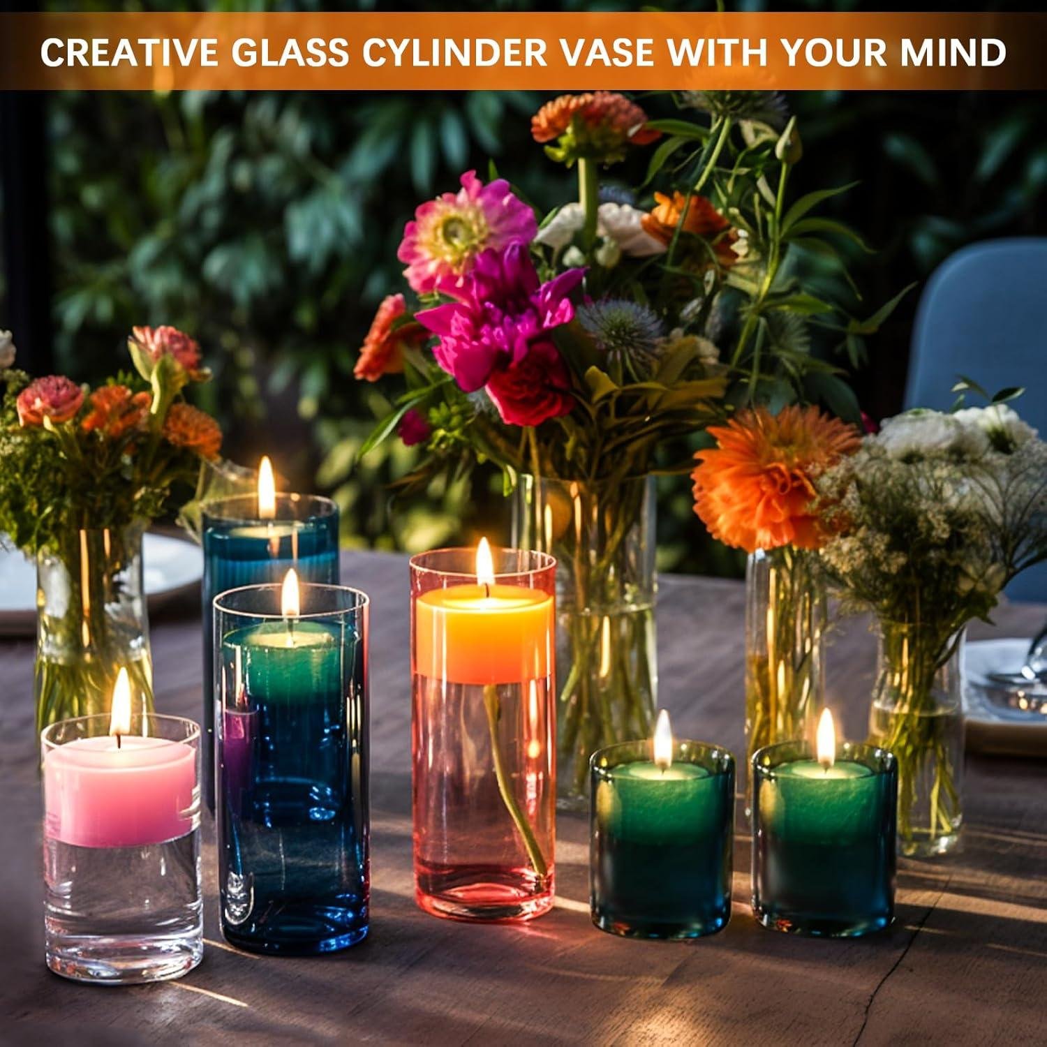 Our Honest Review: 48-Pack Glass Cylinder Vases for Weddings & Decor