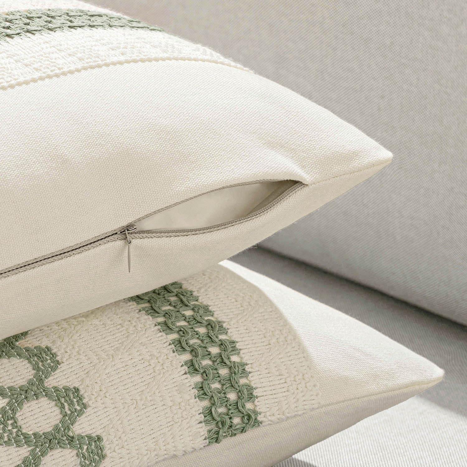 We Elevate Home Decor with MIULEE Sage Green Pillows