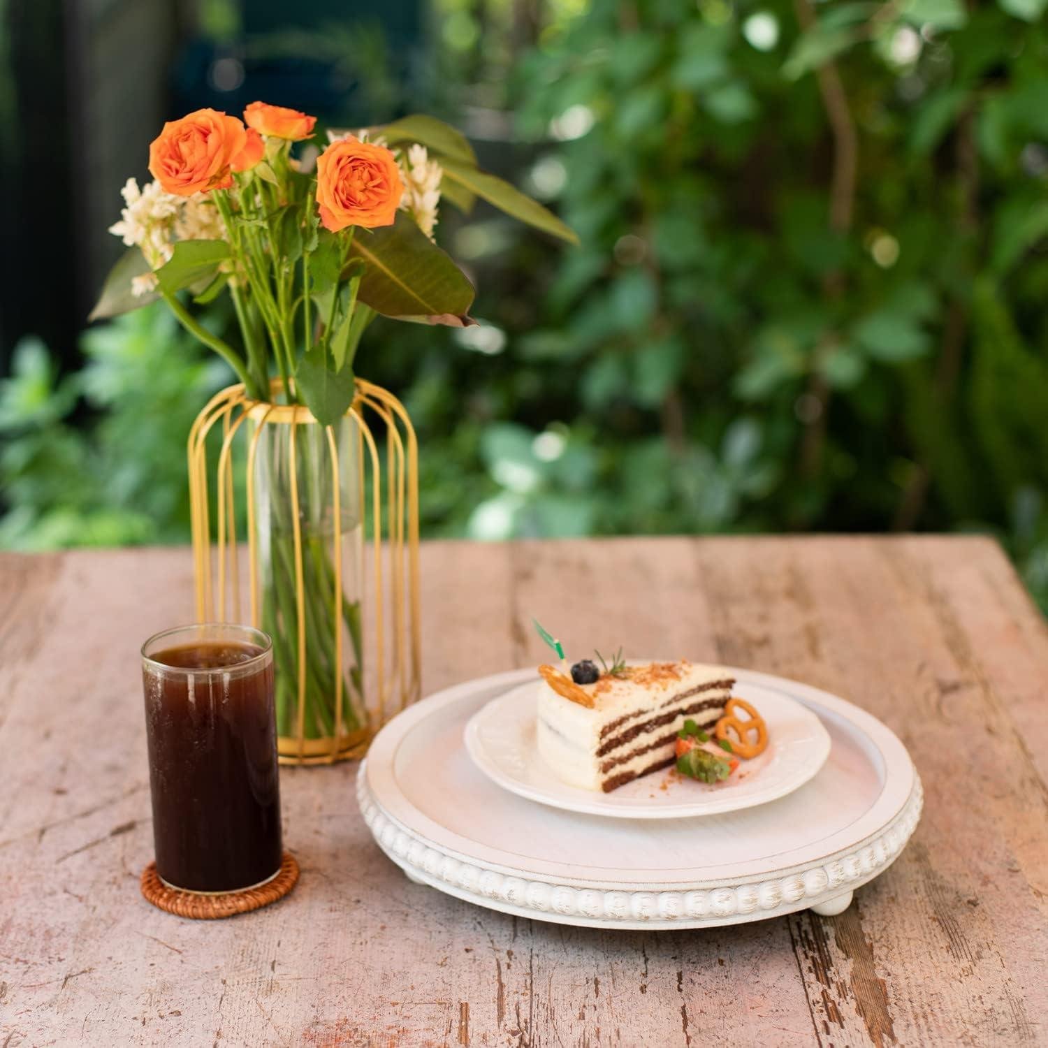 Our Review: Rustic Elegance in HPC's 12in Beaded Tray