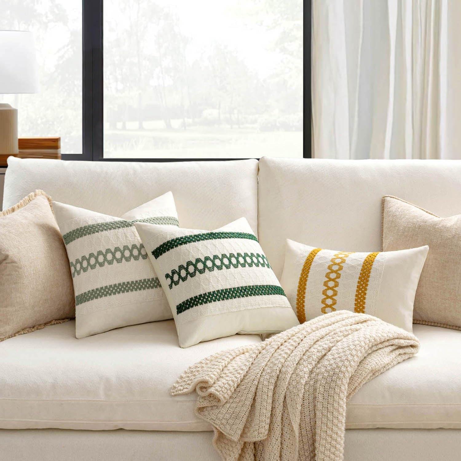 We Elevate Home Decor with MIULEE Sage Green Pillows