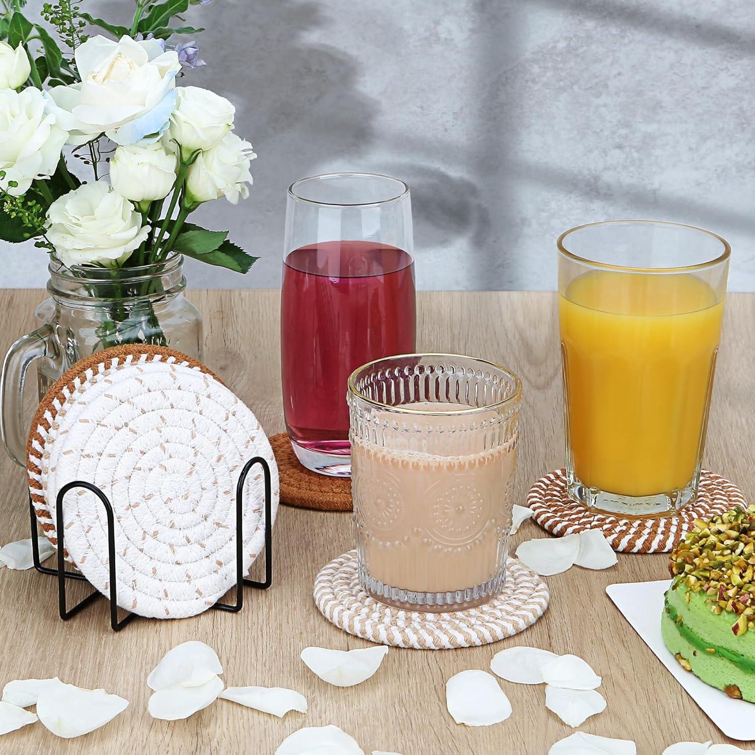 Our Review of Eco-Friendly Boho Coasters: Stylish Table Protection