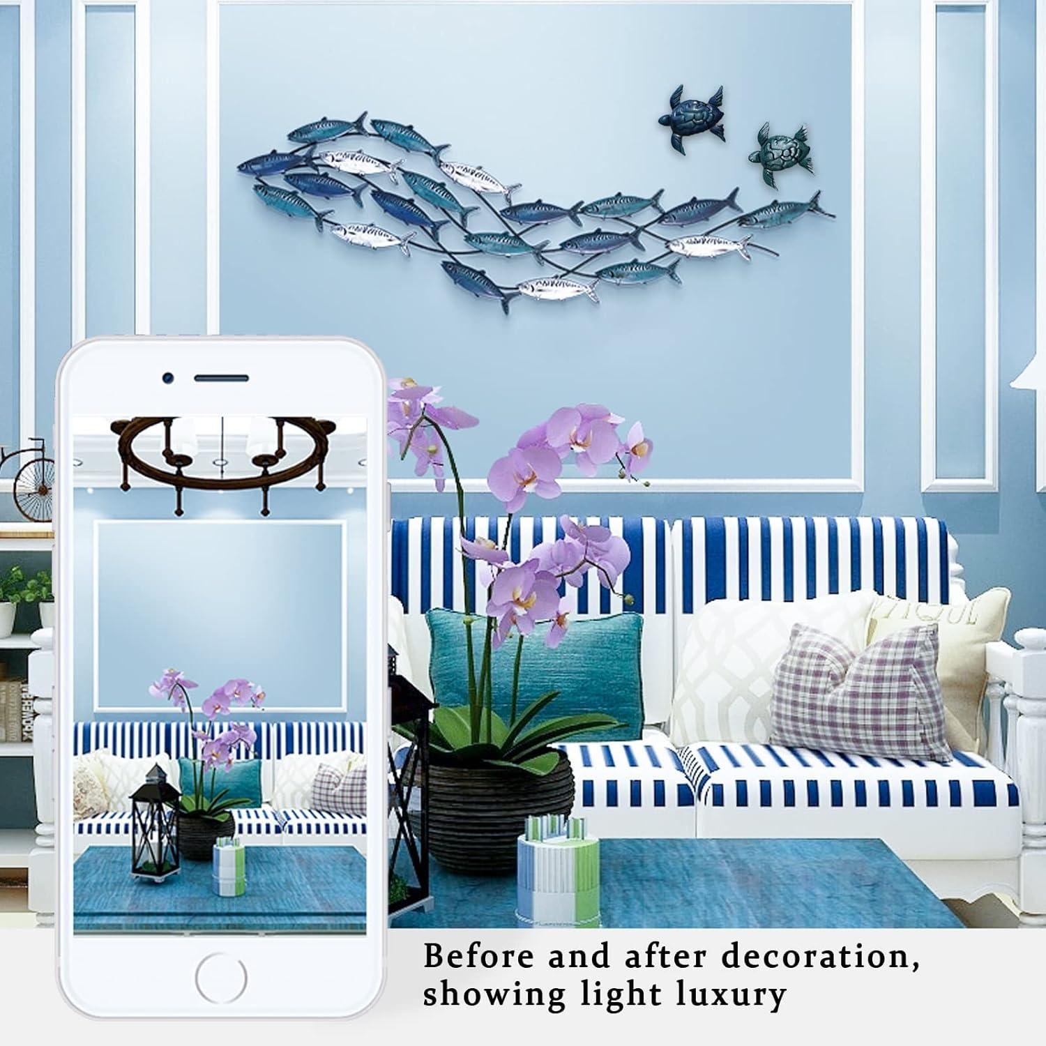 Our Review of LHZZWTF Coastal Metal Fish Wall Decor: Stylish & Durable