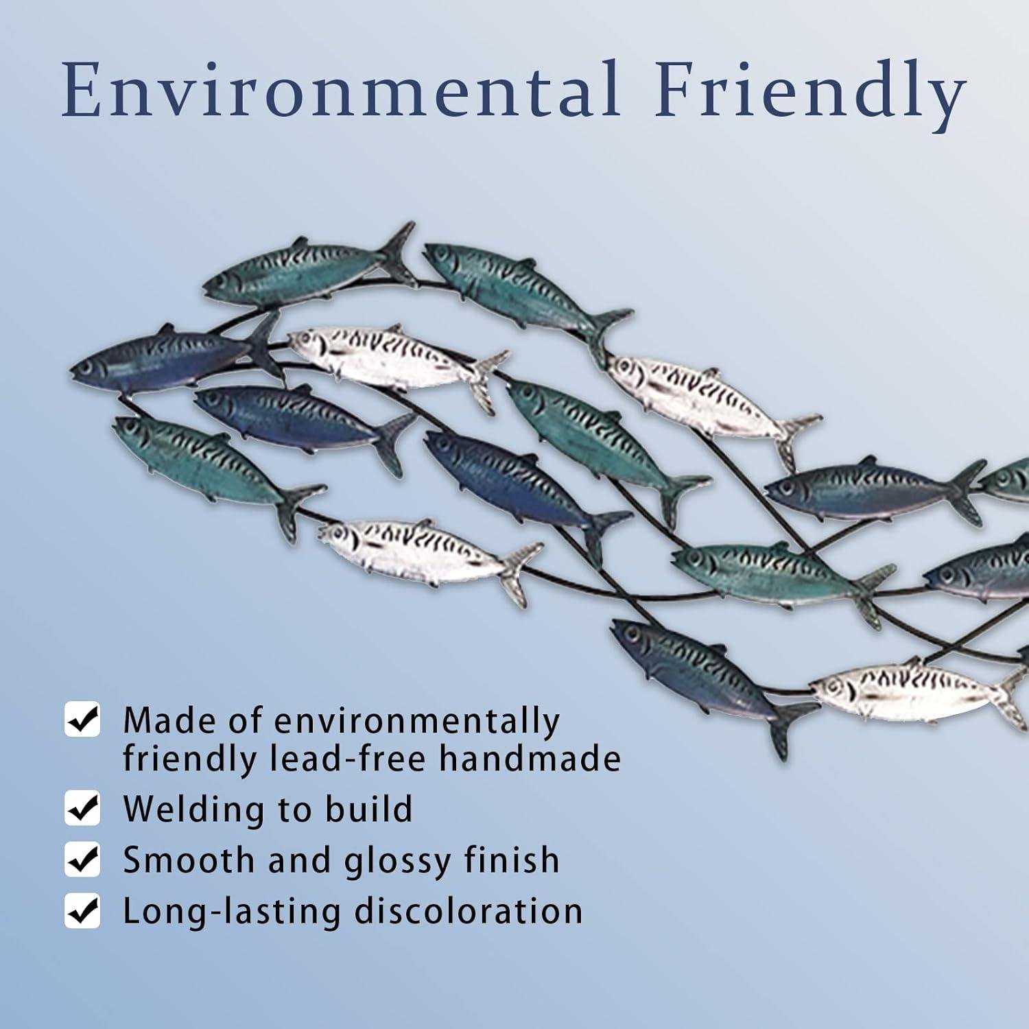 Our Review of LHZZWTF Coastal Metal Fish Wall Decor: Stylish & Durable