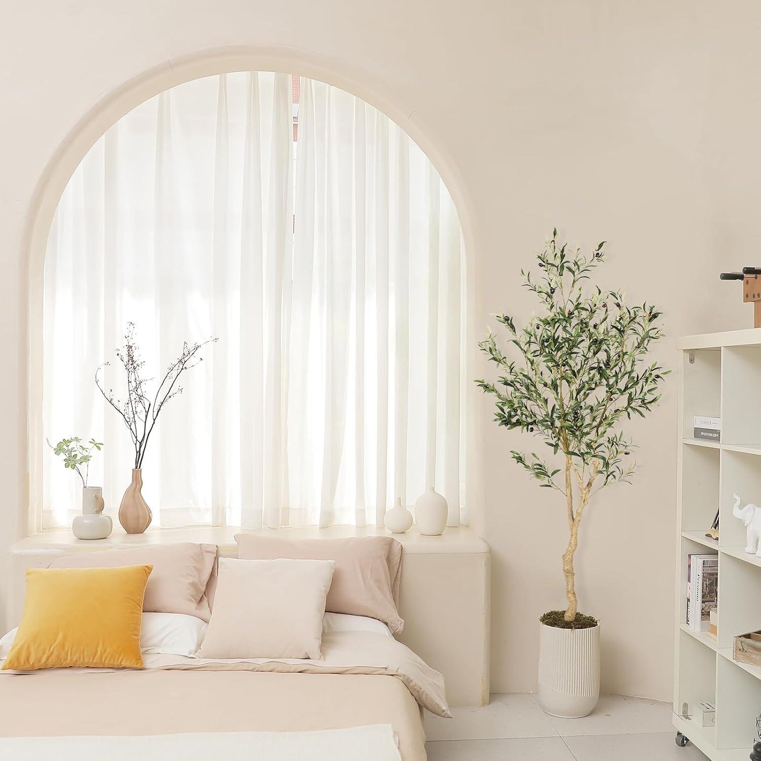 Why We Love the Realead 6ft Faux Olive Tree for Our Home Decor